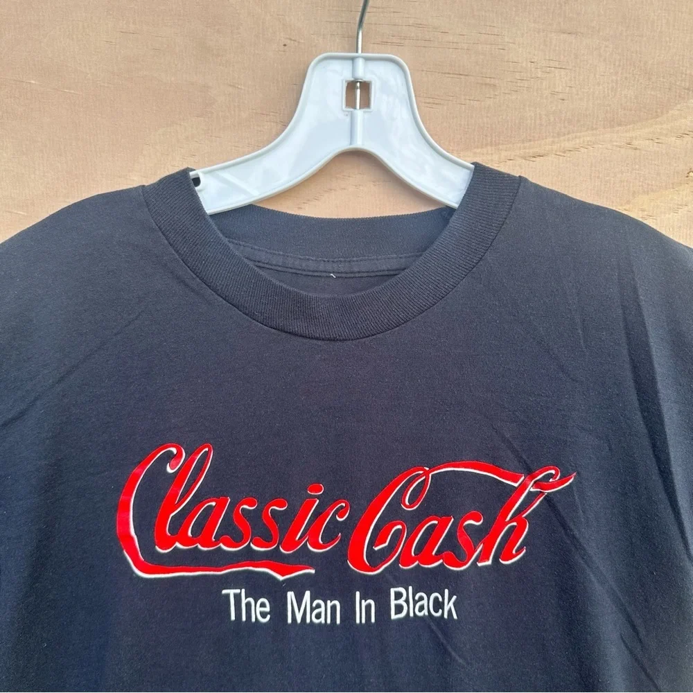 Vintage Johnny Cash  The Man In Black Single Stitch T-shirt